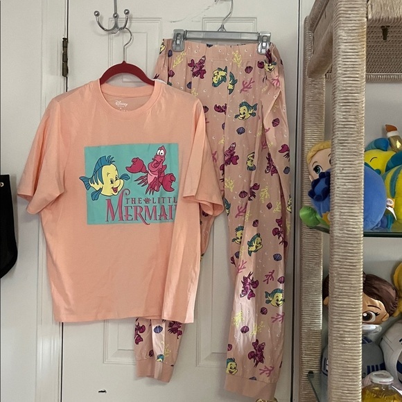Disney Tops - Disney / Primark The Little Mermaid PJ Set